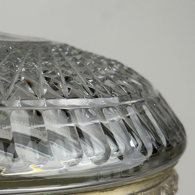 Antique Glass Bowl with Bronze Base, Italy, 1920s For Sale - Image 6 of 18