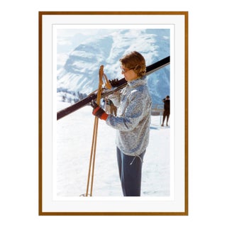 Toni Frissell 'Ski Parkas' Archival Pigment Print Framed in Brown For Sale