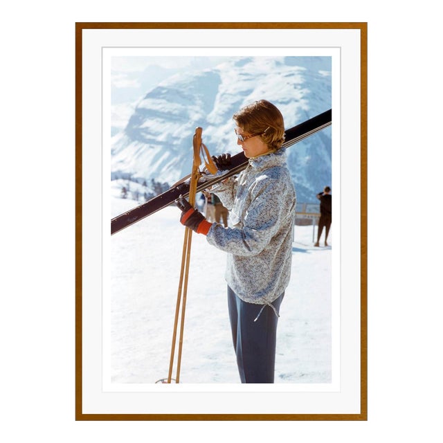 Toni Frissell 'Ski Parkas' Archival Pigment Print Framed in Brown For Sale