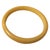 A great vintage end-of-the-day bakelite bangle bracelet in a unique "Butterscotch" or "Egg Yolk" color with rounded edges....