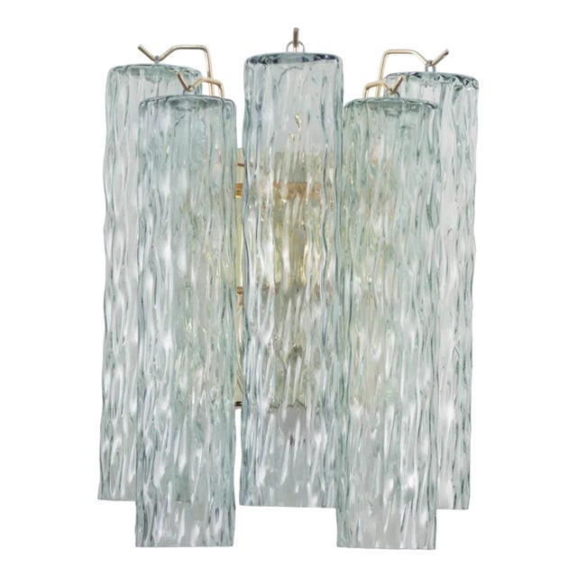 Italian Wall Light with Murano Glass, 1990s For Sale