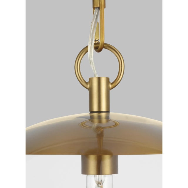 Chapman & Myers by Visual Comfort Studio Atlantic Round Pendant, Brass For Sale - Image 4 of 5