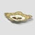 Victorian Antique Victorian Yellow & Gold Porcelain Serving Dish Platter Pierced Handles For Sale - Image 3 of 5