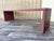 Post Modern Lacquered Raspberry Accent Bench by B&b Italia. Circa 1990s For Sale - Image 12 of 18