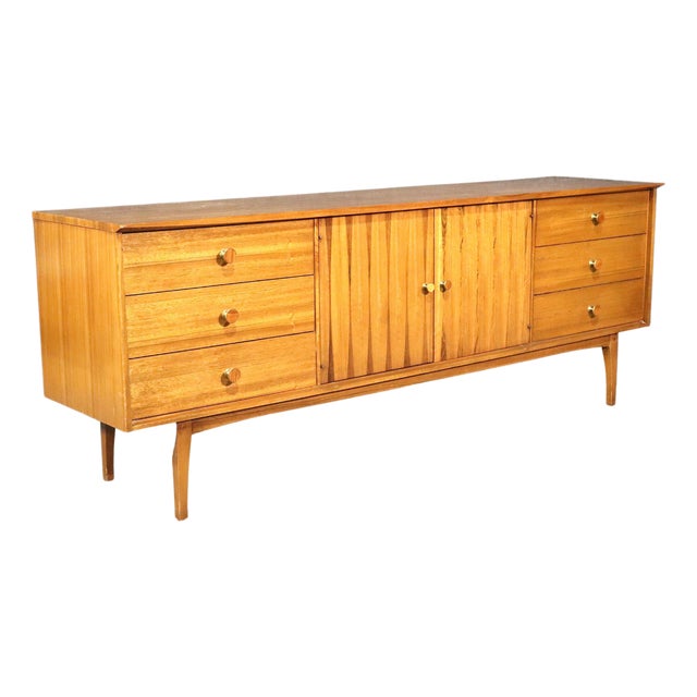 Mid 20th Century Mid-Century Lane Dresser w/ Inlay, Attributed For Sale