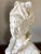 Mid 20th Century Vintage White Italian Pottery Bust of a Woman For Sale - Image 5 of 11