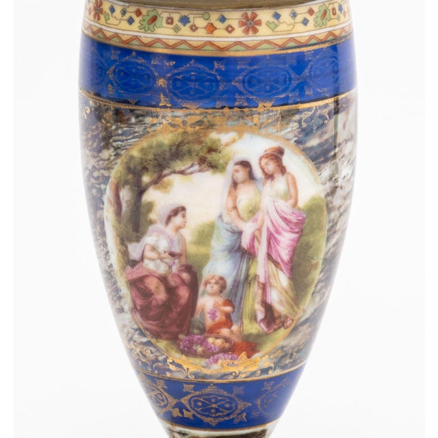 French French Porcelain Table Lighters, Pair For Sale - Image 3 of 9