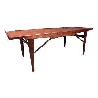 Mid-Century Extendable Coffee Table in Teak, 1960s For Sale