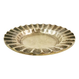 Art Deco Brass Ashtray, Denmark, 1950s For Sale