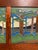 2000 - 2009 Motawi Tileworks Tile Triptych "Pine Landscape" in Dard Hunter Oak Frame For Sale - Image 5 of 13