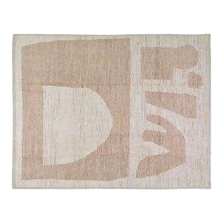 Moroccan Azilal Hand Knotted Wool Rug,8'X10'3" For Sale