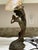 Metal Early 20th Century Art Nouveau Mermaid Lamp With Conch Shell Lamp For Sale - Image 7 of 10