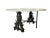 Hollywood Regency Mid 20th Century Custom Marble Dining Table For Sale - Image 3 of 9
