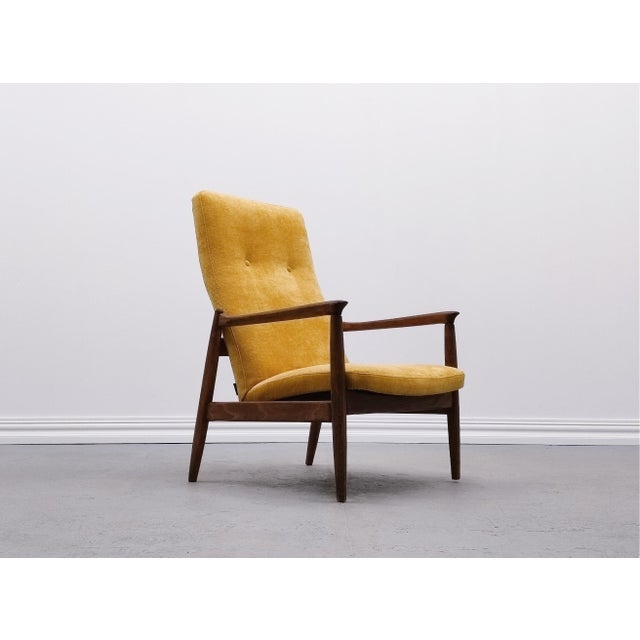 Vintage Lounge Chair by Edmund Homa for Gościcińskie Fabryki Mebli, 1960s For Sale - Image 15 of 15