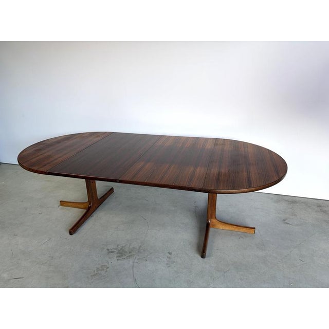 Wood Mid-Century Swedish Extendable Dining Table in Teak, 1960s For Sale - Image 7 of 14