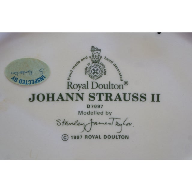 Ceramic Royal Doulton Johann Strauss II Great Composer Toby Character Jug For Sale - Image 7 of 12