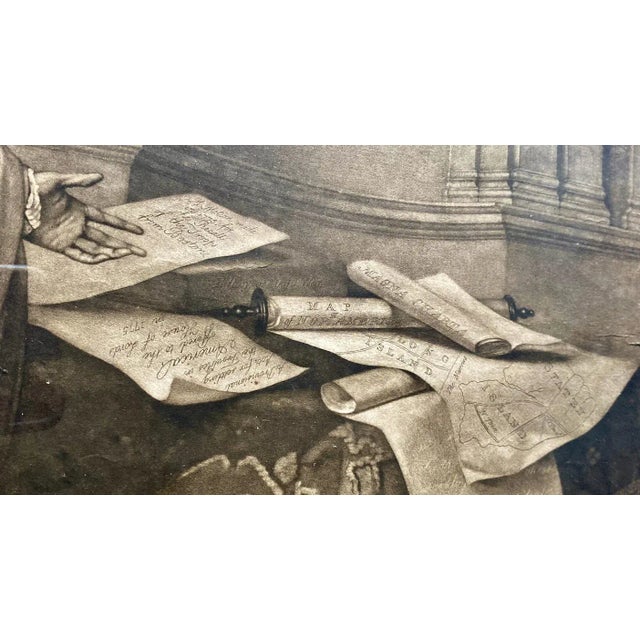 Brown Of William Pitt, Earl of Chatham: Rare Framed Mezzotint After Brompton, 1779 For Sale - Image 8 of 11