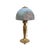 Handel Floral Reverse Painted Chipped Ice Shade & Gilt Metal Base C1910 For Sale - Image 13 of 13