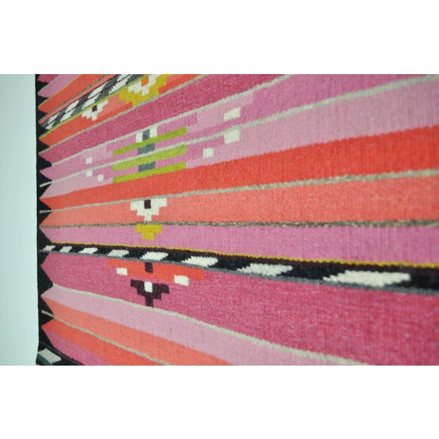 Textile Scandinavian Wool Tapestry by Mette Birckner, 2005 For Sale - Image 7 of 10
