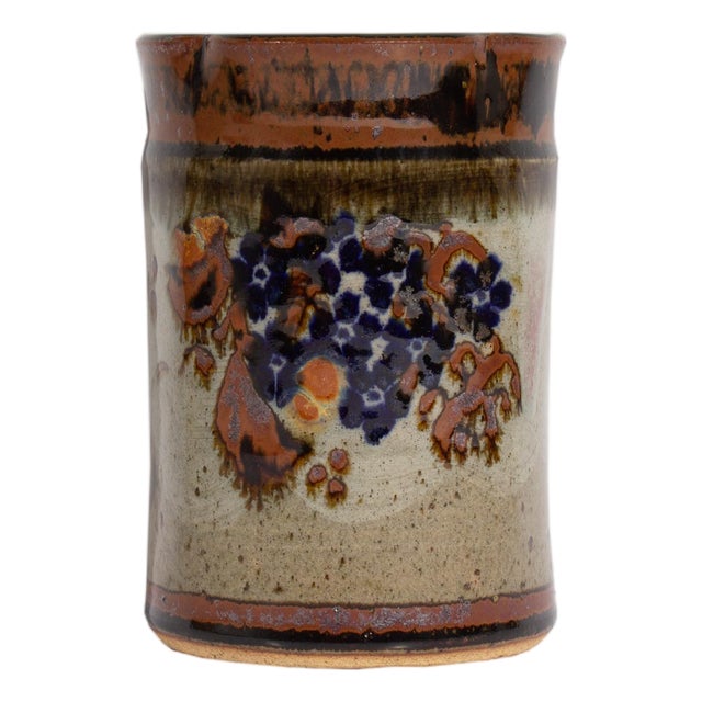 Yosuke Haruta Signed Studio Pottery Vase For Sale