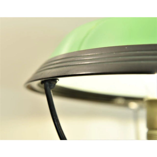 Swedish Grace Bronze Patinated Metal and Glass Table Lamp, Sweden For Sale - Image 9 of 13