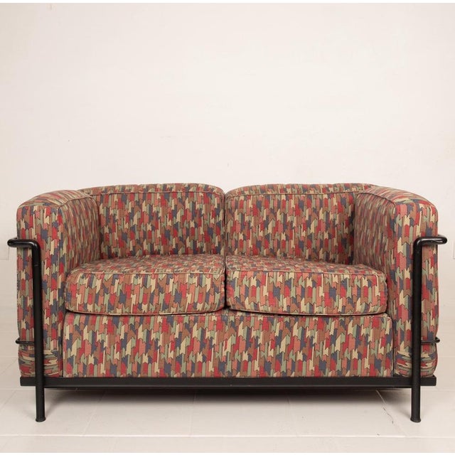 LC2 Sofa by Le Corbusier, Pierre Jeanneret and Charlotte Perriand for Cassina, 1980s For Sale - Image 6 of 18