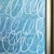 Abstract Original Abstract Calligraphy Painting in Brushed Gold Frame, Oil on Canvas, 14.5" X 14.5" by Tatiana Duperault For Sale - Image 3 of 5