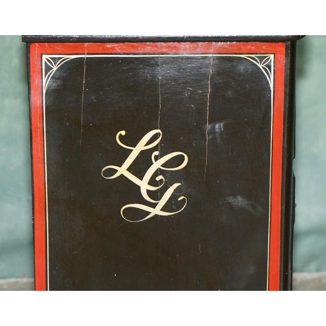 Antique Chest of Drawers with Hand-Painted Nautical Ships, Bristol, United Kingdom, 1892 For Sale - Image 15 of 18