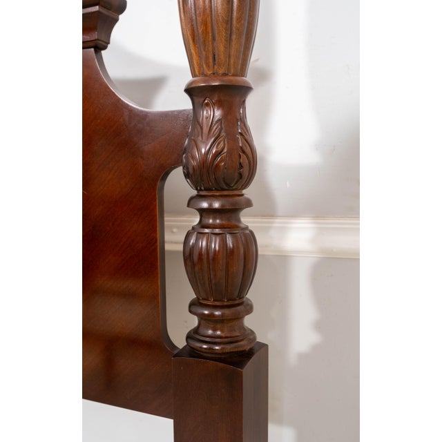 Thomasville King Size Cherry 4 Post Poster Bed For Sale - Image 9 of 14