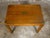 English Campaign Yew Wood 1920s Side Table with Brass Accents and Straight Legs For Sale - Image 10 of 12