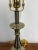 Vintage Stiffel Solid Brass Table Lamp Antique Finish W/ Original Shade Working For Sale In Philadelphia - Image 6 of 12