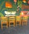 Vintage Beechwood and Rush Ladderback Dining Chairs - 4 For Sale In Tampa - Image 6 of 12