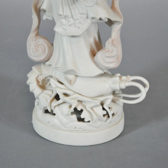 Ceramic 1970s Cybis Limited Edition of Kwan Yin Buddhist Goddess of Mercy and Compassion Figure For Sale - Image 7 of 10