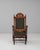 1900s French Baroque Revival Oak Armchair with Upholstered Cushions For Sale - Image 18 of 18