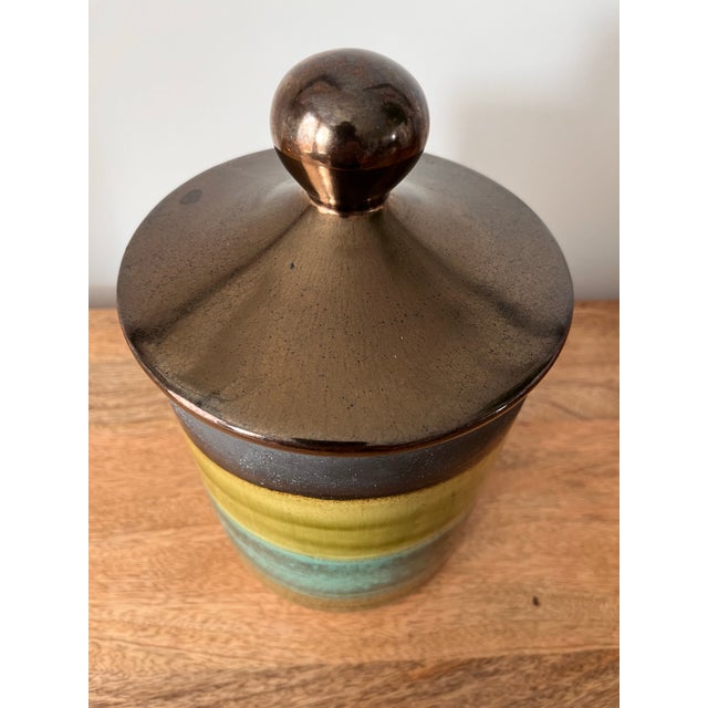 1970s Signed Eduardo Vega Lidded Jar For Sale In Houston - Image 6 of 10