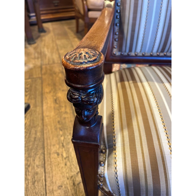 Mid 18th Century 18th Century Pair French Consulate Chairs Signed Jacob For Sale - Image 5 of 9