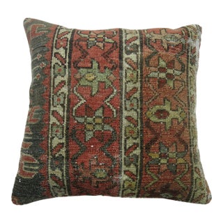 Heriz Persian Rug Pillow For Sale