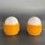 Yellow Pop Art Ceramic Table Lamps by Traudl Brunnquell, 1977, Set of 2 For Sale - Image 4 of 12
