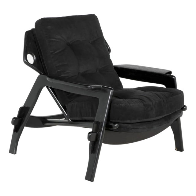 Pax Chair with CFC Performance Velvet Upholstery For Sale