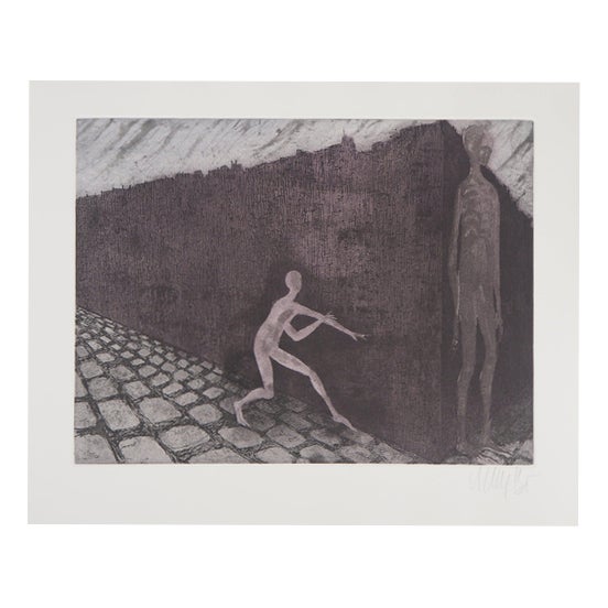 Lars Bo, Nude, Dreamlike Game, 1975, Etching For Sale