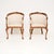 A beautiful pair of antique Queen Anne style walnut tub armchairs. They were made in England and date from around the...