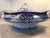Antique lidded vegetable bowl in transferware,blue and white,Flo-blue, by the Keeling Co in England. Excellent condition.