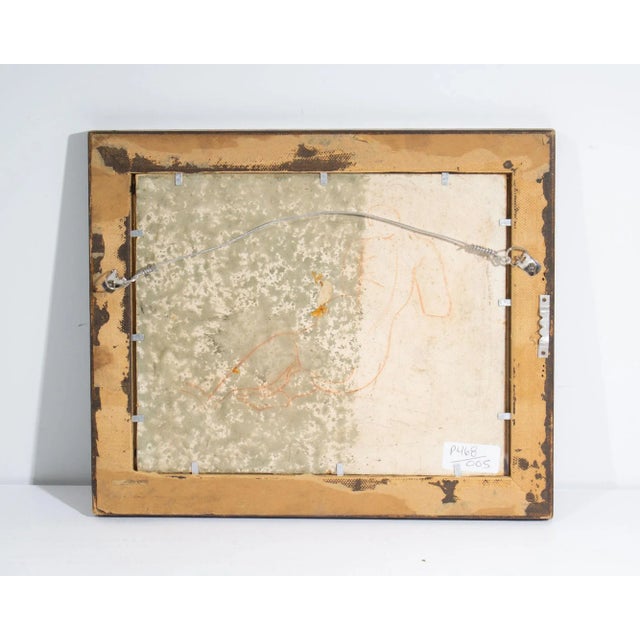 David Sinclair Nixon 1961 Signed Cityscape Paper Collage For Sale - Image 9 of 9