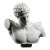 Hand-Carved Natural Marble Bust Sculpture – Bust of Hermes of Praxiteles For Sale