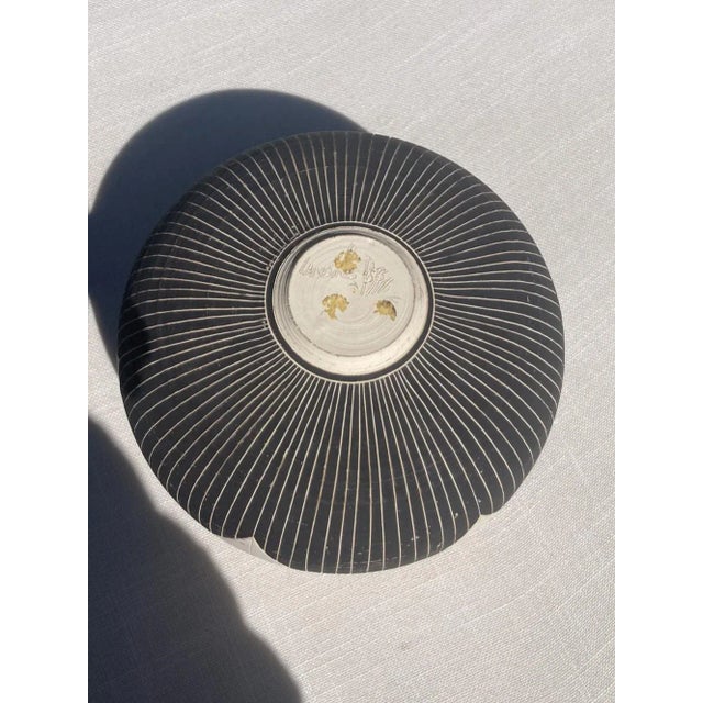 Madeline Landing & Robert Massaro Incised Lidded Ceramic Pot 1988 For Sale - Image 9 of 9