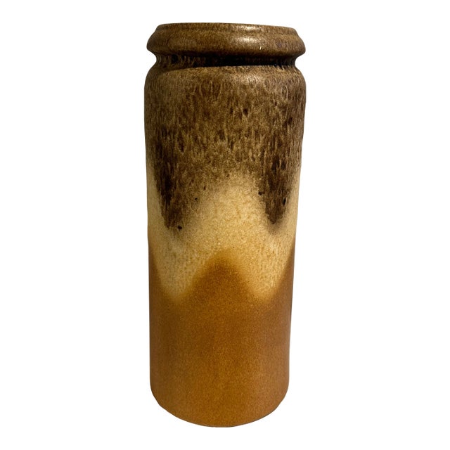 Mid-Century Art Pottery Vase Large Scale 16.5” Ceramic Germany For Sale