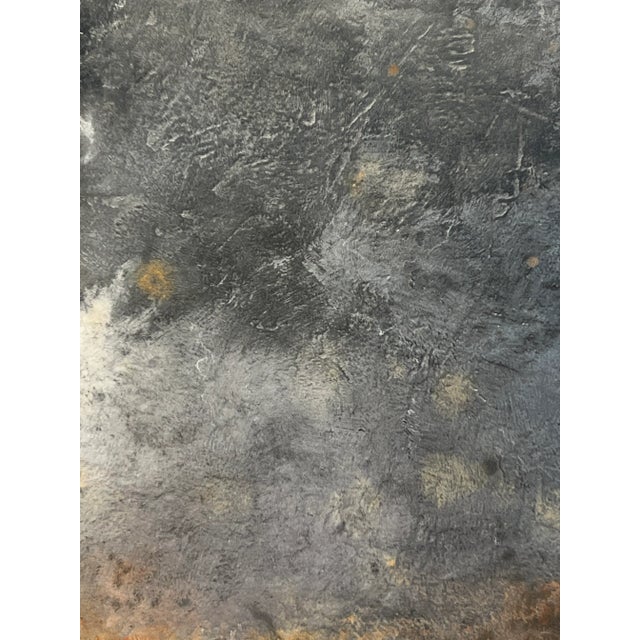 Anthony Adcock oil on aluminum panel in excellent condition. Adcock is a Local 1 Ironworker and MFA from University of...