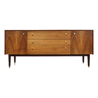 1960s Mid Century Modern Vintage Credenza Sideboard by G Plan Danish Style For Sale