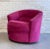 Pink Postmodern Swivel Lounge Chair / Armchair, C. 1980's For Sale In New York - Image 6 of 13