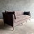 Wood Rudin Belgian Linen Sofa With Down Wrapped Seat Cushion in Cafe Noir Linen For Sale - Image 7 of 10